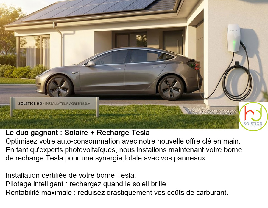 Tesla pose panneaux photovolaique doubs